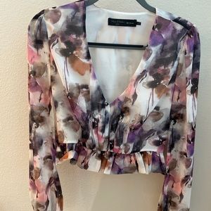 House of Harlow long sleeve blouse